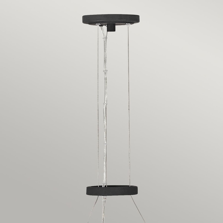 Quintiesse - Luster na sajli WILLOW 6xE14/40W/230V prečnik 61 cm zlatna/crna