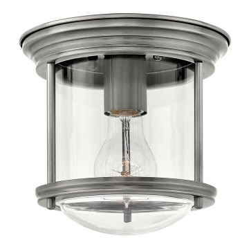 Quintiesse - Spoljašnja plafonska svetiljka HADRIAN 1xE27/60W/230V, prečnik 19,6 cm, IP44, mat hrom