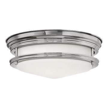 Quintiesse - Spoljašnja plafonska svetiljka HADRIAN 2xE27/40W/230V prečnik 27,8 cm IP44 sjajni hrom