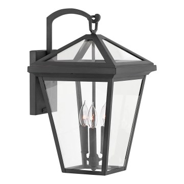 Quintiesse - Spoljašnja zidna lampa ALFORD L 3xE14/40W/230V IP44 crna