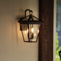Quintiesse - Spoljašnja zidna lampa ALFORD M 2xE14/40W/230V IP44 crna