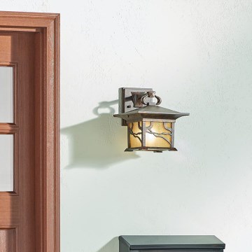 Quintiesse - Spoljašnja zidna lampa MORRIS M 1xE27/60W/230V IP44 bronzana