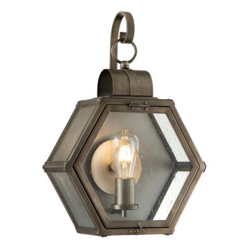 Quintiesse - Spoljašnja zidna svetiljka HEATH M 1xE27/60W/230V IP44 bronza