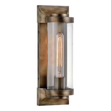 Quintiesse - Spoljašnje zidno svetlo PEARSON M 1xE27/60W/230V IP44 bronza