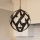 Quintiesse - Spoljašnji luster na lancu BLACKSMITH 4xE14/40W/230V prečnik 50,1 cm IP44 crni