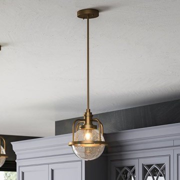 Quintiesse - Spoljašnji luster na stalku TRIOCENT 1xE27/40W/230V prečnika 24 cm IP44 bronzan