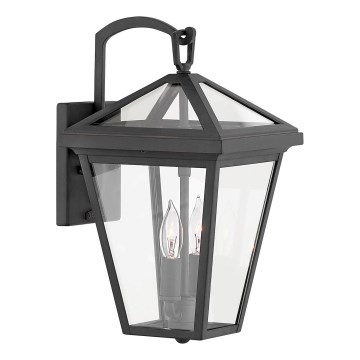 Quintiesse - Spoljna zidna lampa ALFORD S 2xE14/40W/230V IP44 crna