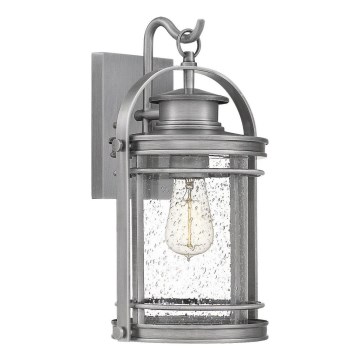 Quintiesse - Spoljna zidna lampa BOOKER M 1xE27/60W/230V IP44 mat hrom