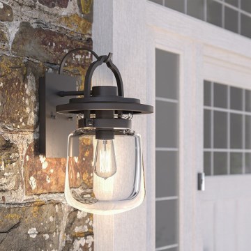 Quintiesse - Spoljna zidna lampa LASALLE M 1xE27/60W/230V IP44 bronzana