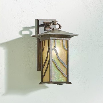 Quintiesse - Spoljna zidna lampa MORRIS L 1xE27/60W/230V IP44 bronzana