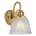 Quoizel - LED zidno svetlo za kupatilo DUBLIN 1xG9/3W/230V IP44 zlatna