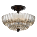 Quoizel - Plafonsko svetlo WHITECAP 3xE14/40W/230V, prečnik 29,7 cm