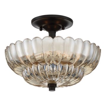 Quoizel - Plafonsko svetlo WHITECAP 3xE14/40W/230V, prečnik 29,7 cm