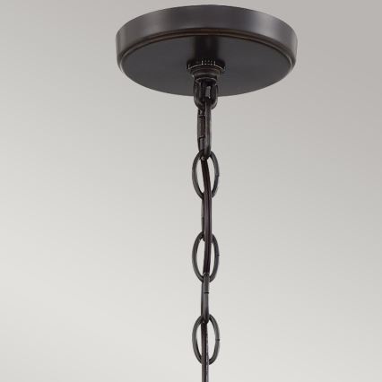 Quoizel - Luster na lancu CASABLANCA 3xE27/60W/230V braon