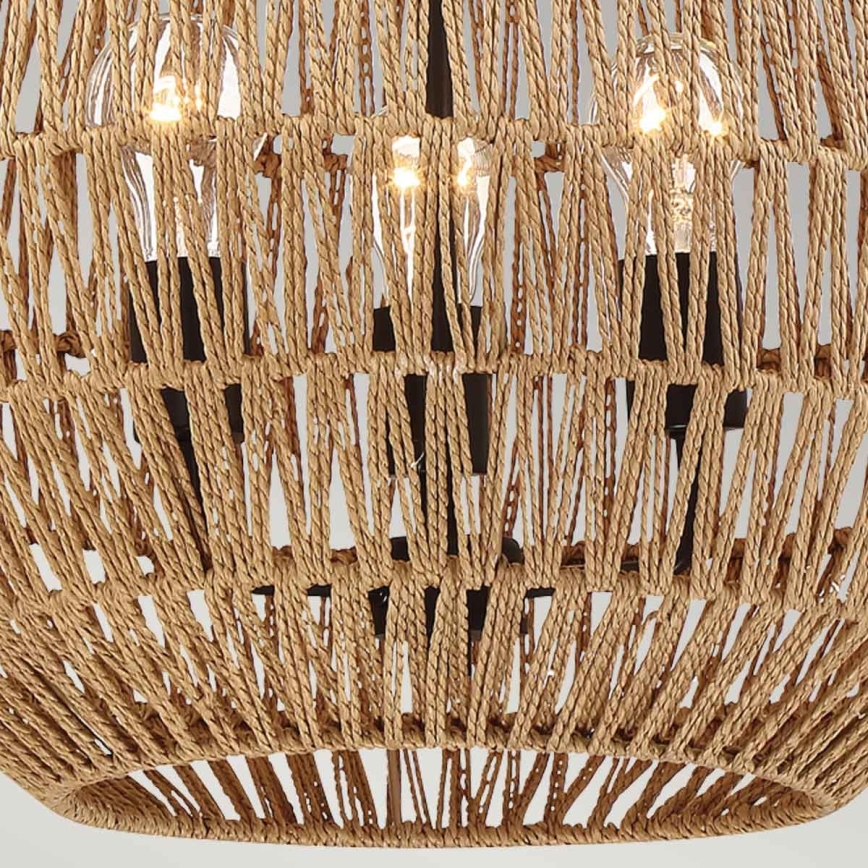 Quoizel - Luster na lancu CASABLANCA 3xE27/60W/230V braon