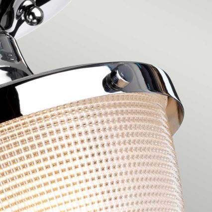 Quoizel - Plafonsko svetlo za kupatilo DUBLIN 1xE27/40W/230V IP44 sjajni hrom