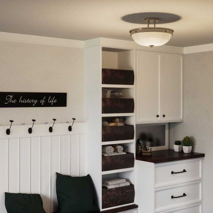 Quoizel - Plafonski luster MANTLE 2xE27/60W/230V sjajni hrom