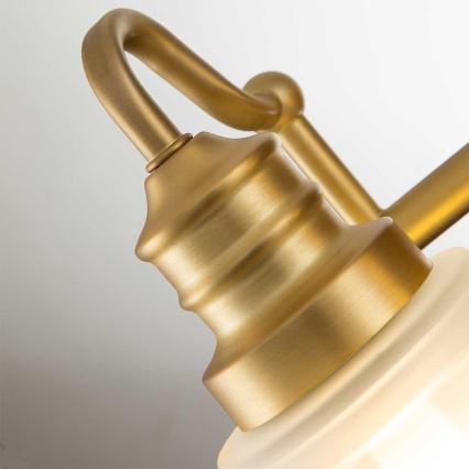 Quoizel - LED zidno svetlo za kupatilo SWELL 2xG9/3W/230V IP44 zlatno