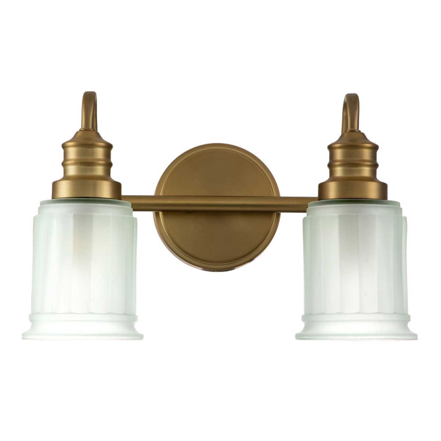 Quoizel - LED zidno svetlo za kupatilo SWELL 2xG9/3W/230V IP44 zlatno