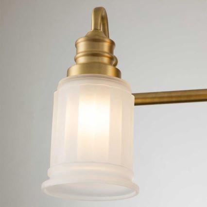 Quoizel - LED kupatilsko zidno svetlo SWELL 4xG9/3W/230V IP44 zlatno