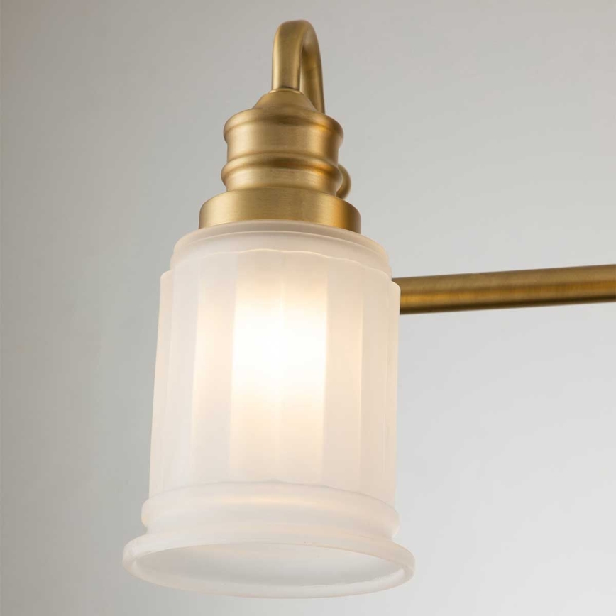 Quoizel - LED kupatilsko zidno svetlo SWELL 4xG9/3W/230V IP44 zlatno