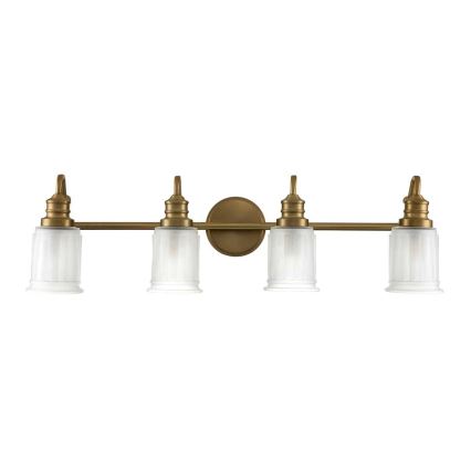 Quoizel - LED kupatilsko zidno svetlo SWELL 4xG9/3W/230V IP44 zlatno