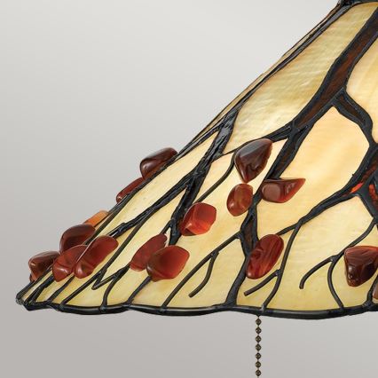 Quoizel - Stona lampa Tiffany WHISPERING 2xE27/60W/230V