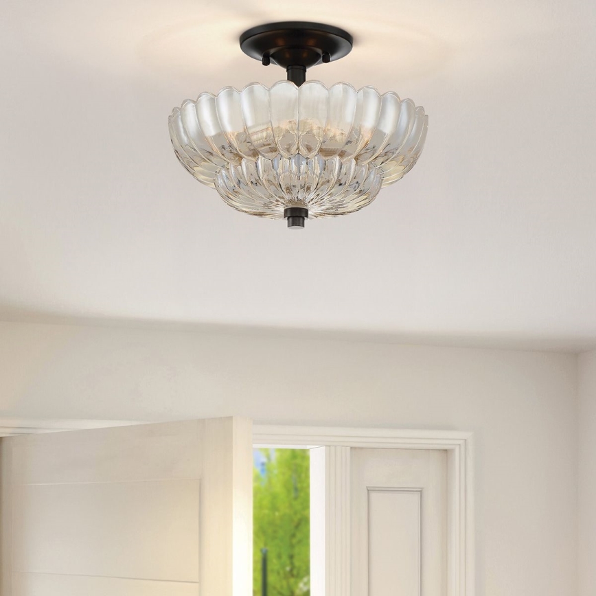 Quoizel - Plafonsko svetlo WHITECAP 3xE14/40W/230V, prečnik 29,7 cm