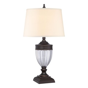 Quoizel - Stona lampa DENNISON 1xE27/60W/230V bronzana