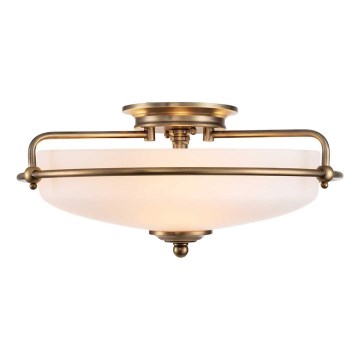 Quoizel - Stropna svetiljka GRIFFIN 3xE27/60W/230V bronzana