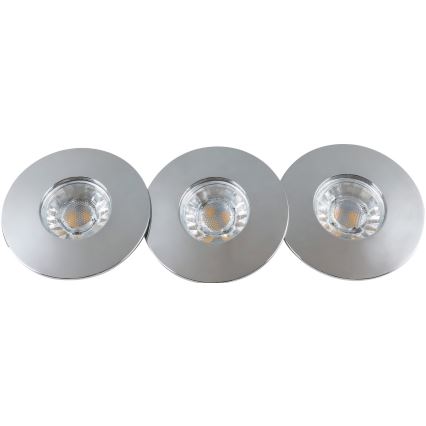 Rabalux - Komplet 3x LED ugradnih svetala za kupatilo LED/4W/230V IP44