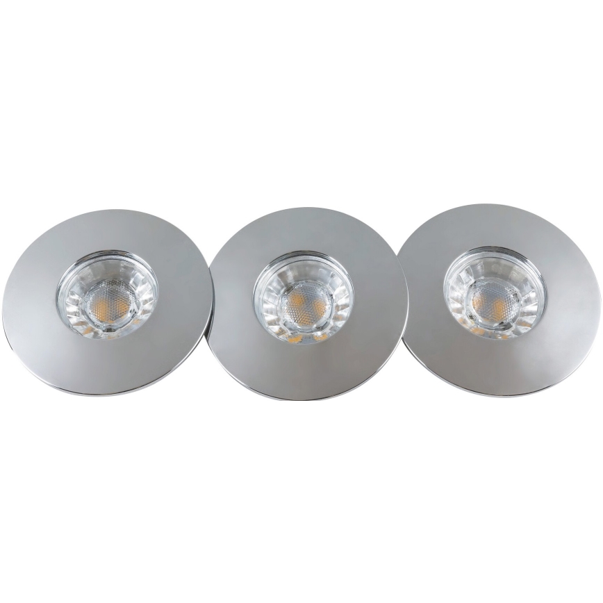 Rabalux - Komplet 3x LED ugradnih svetala za kupatilo LED/4W/230V IP44