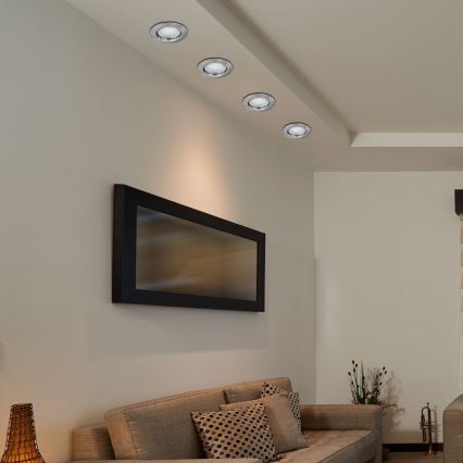 Rabalux - Komplet 3x LED ugradnih plafonskih svetala, 3x GU10/3W/230V, IP40