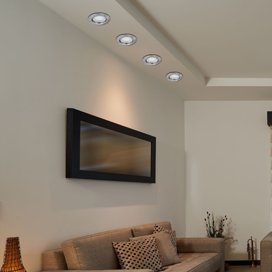 Rabalux - Komplet 3x LED ugradnih plafonskih svetala, 3x GU10/3W/230V, IP40
