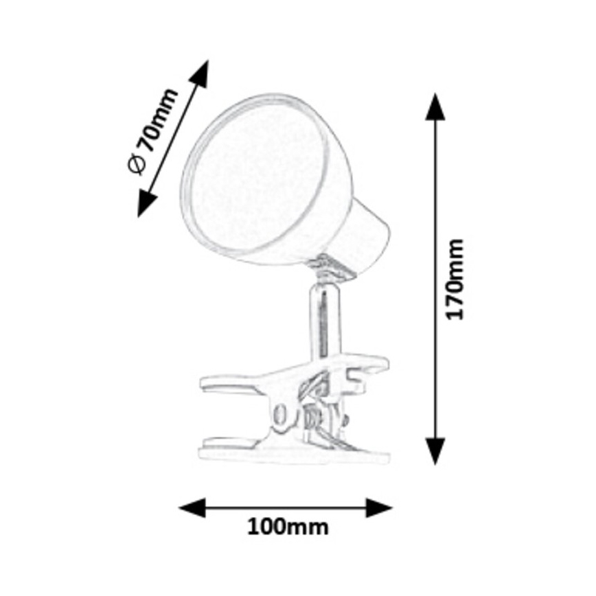Rabalux - LED lampa sa klipsom LED/5W/230V