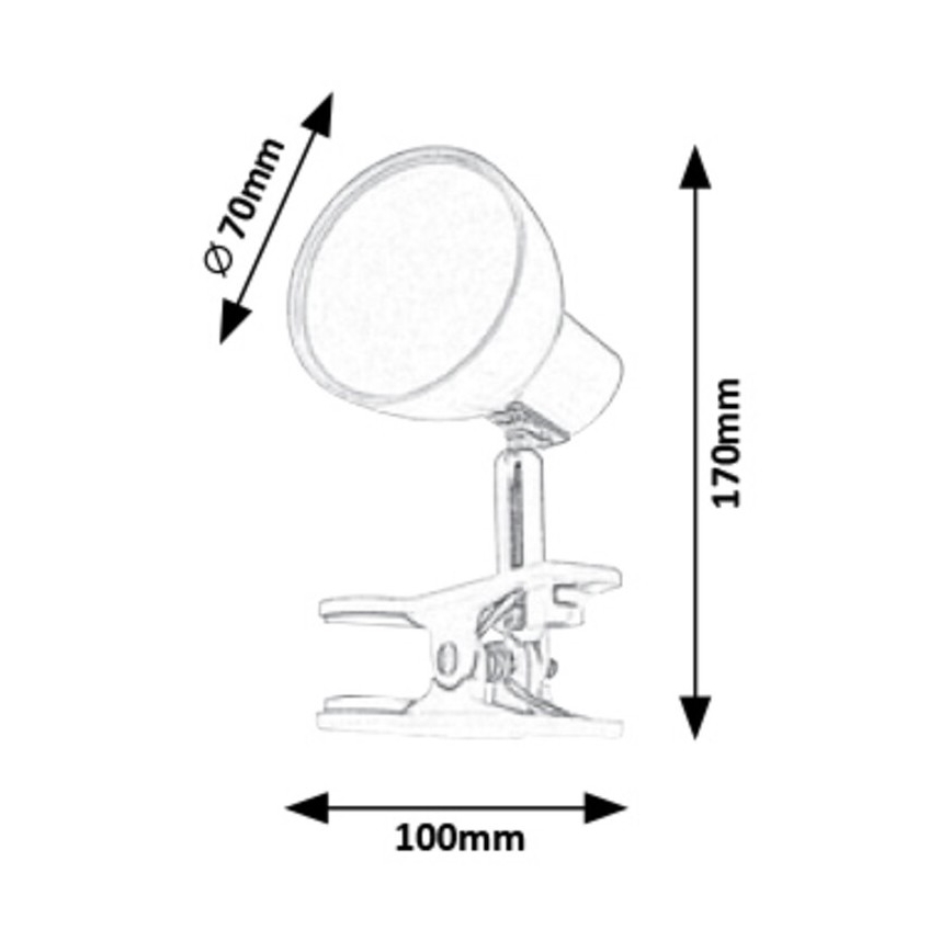 Rabalux - LED lampa sa klipom LED/5W/230V