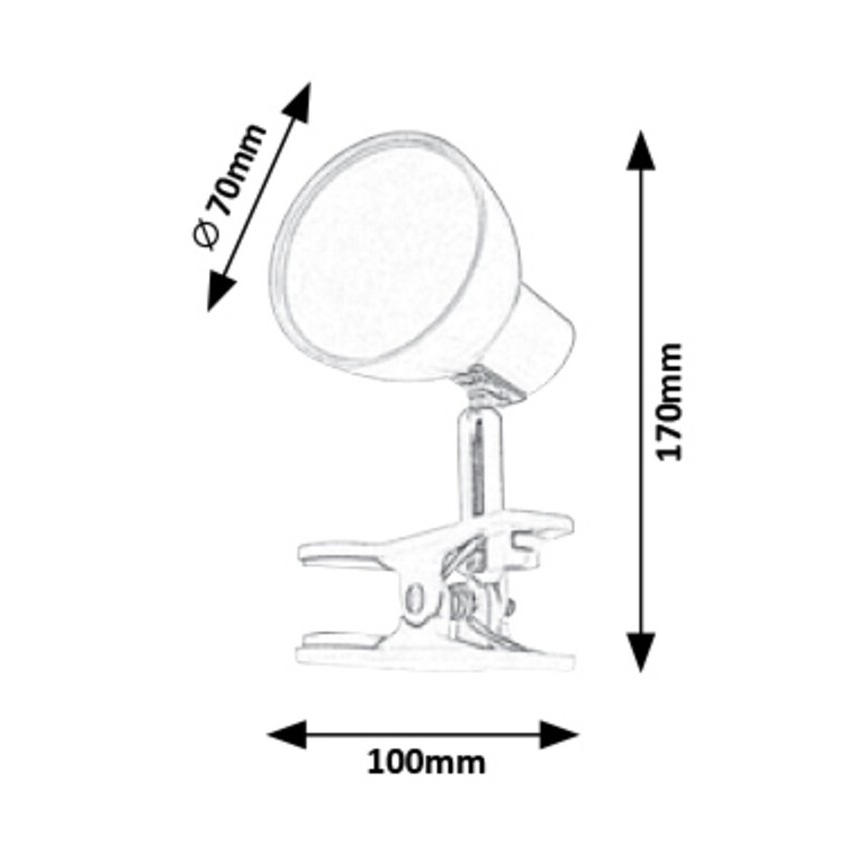 Rabalux - LED lampa sa stezaljkom LED/5W/230V