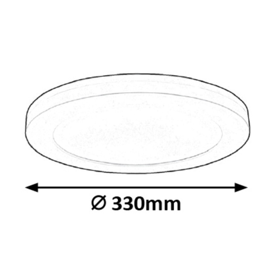 Rabalux - LED plafonsko svetlo sa senzorom LED/30W/230V preč. 33 cm
