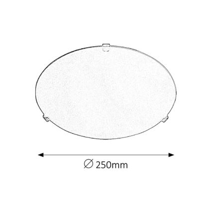Rabalux - Plafonsko svetlo SIMPLE 1xE27/60W/230V