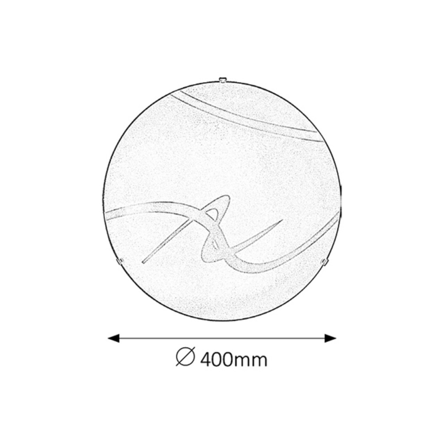 Rabalux - Plafonsko svetlo 2xE27/60W/230V
