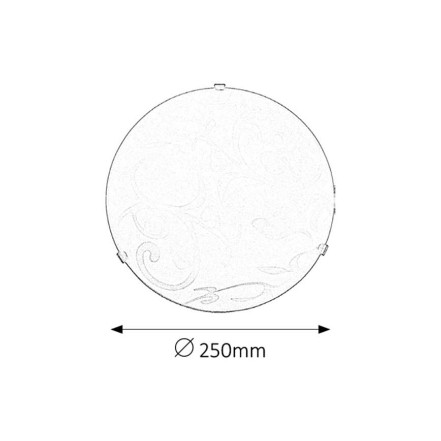 Rabalux - Plafonsko svetlo 1xE27/60W/230V