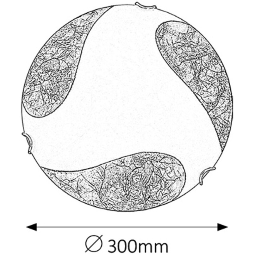 Rabalux - Stropno svetlo 1xE27/60W/230V
