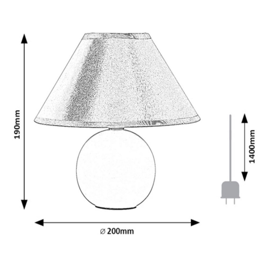 Rabalux - Stona lampa 1xE14/40W/230V