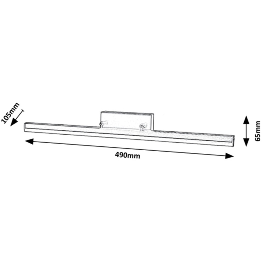 Rabalux - LED osvetljenje za ogledalo u kupatilu LED/12W/230V 49 cm IP44