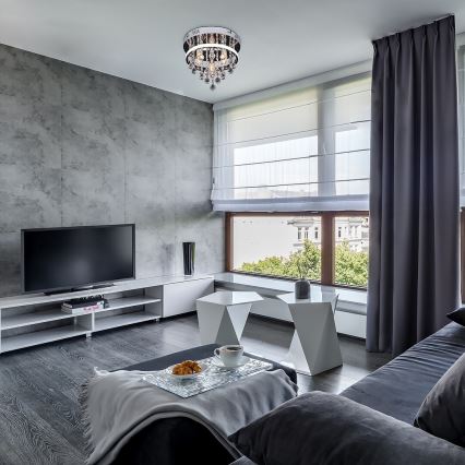 Rabalux - Kristalni nadgradni plafonski luster LED/20W/230V + 3xE14/40W prečnik 30 cm