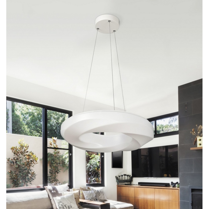 Rabalux - LED luster LED/24W/230V bela