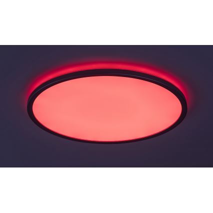 Rabalux - LED RGB prigušiva stropna svetiljka LED/22W/230V Wi-Fi Tuya + daljinsko upravljanje prečnik 41,5 cm
