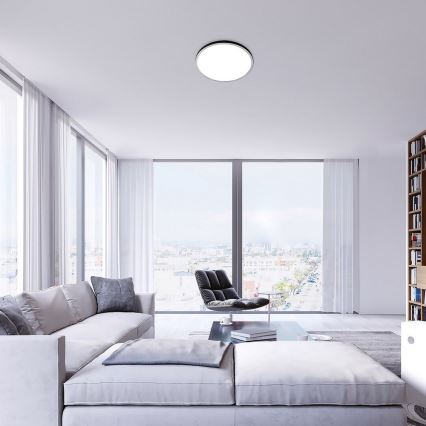 Rabalux - LED RGB prigušiva stropna svetiljka LED/22W/230V Wi-Fi Tuya + daljinsko upravljanje prečnik 41,5 cm