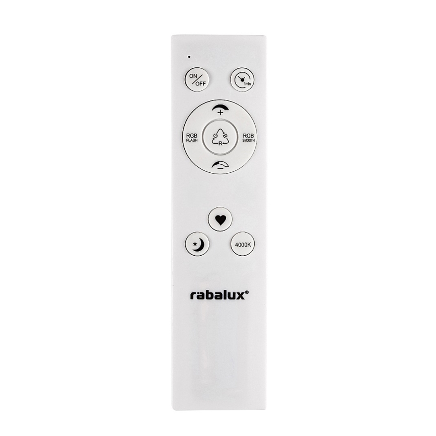 Rabalux - LED RGB prigušiva stropna svetiljka LED/22W/230V Wi-Fi Tuya + daljinsko upravljanje prečnik 41,5 cm