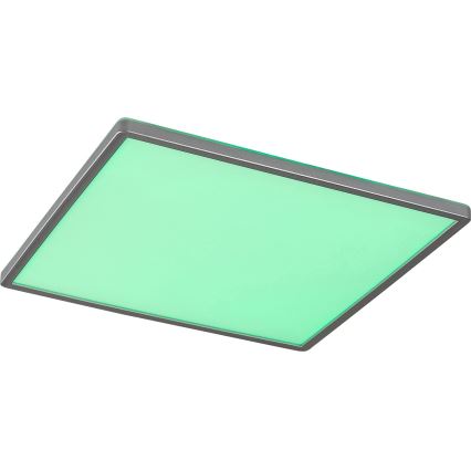 Rabalux - LED RGB prigušiva plafonska svetiljka LED/22W/230V Wi-Fi Tuya + daljinski upravljač 42x42 cm